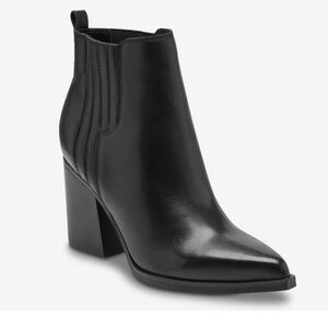 Marc Fisher OShay Black Ankle Booties